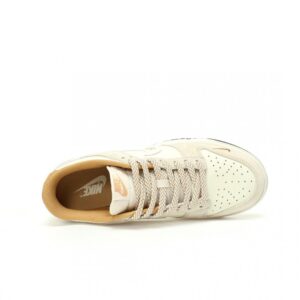 【AT3196】Dior x Nike SB Dunk Low"Dior" クリエイティブカスタムコラボ、フランスのハイエンドファッションブランド・ディオール ダンクシリーズのローカットカジュアルスケートボードシューズ "コラボ白色カーキDIOR刺繍"