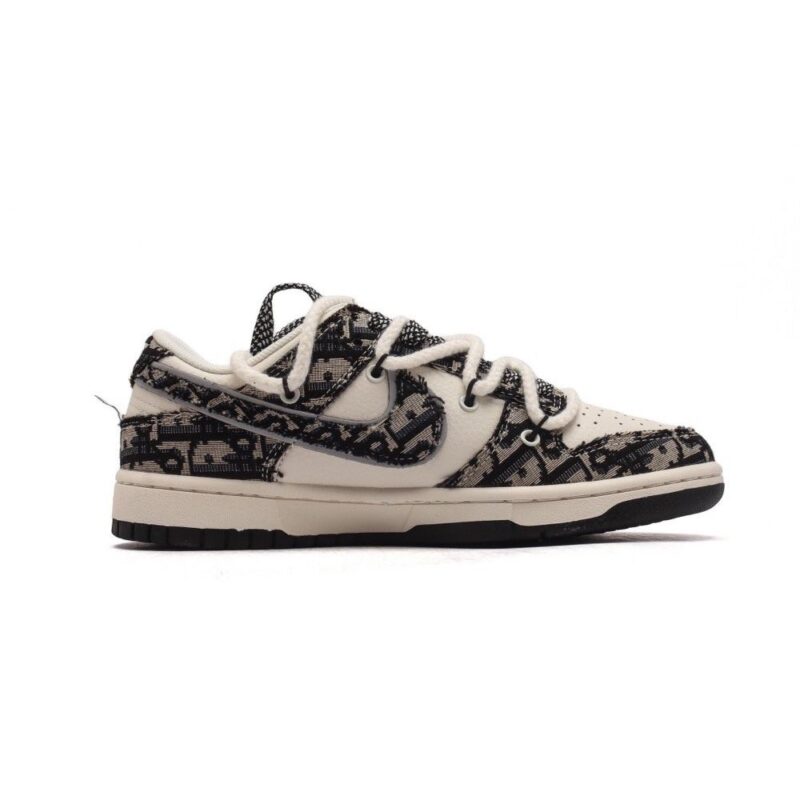 【AT3206】Nike Dunk Low Retro レトロなスポーツシューズ デコンストラクトされたストラップ ダブルストラップ DIORディオールとのコラボレーション