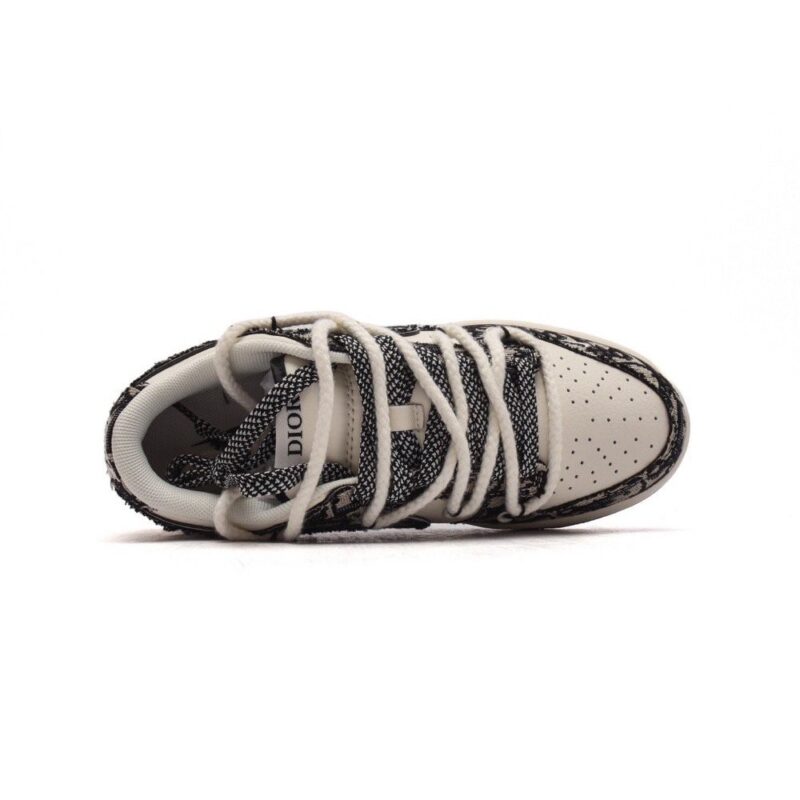 【AT3206】Nike Dunk Low Retro レトロなスポーツシューズ デコンストラクトされたストラップ ダブルストラップ DIORディオールとのコラボレーション