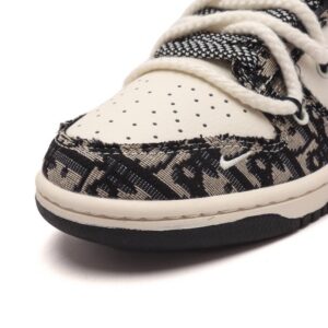 【AT3206】Nike Dunk Low Retro レトロなスポーツシューズ デコンストラクトされたストラップ ダブルストラップ DIORディオールとのコラボレーション