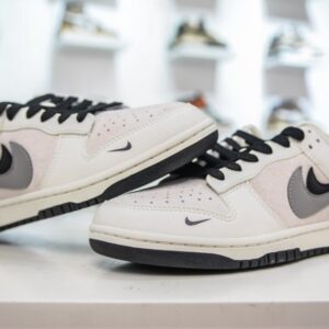 【AT3208】Dior x Nike Nike SB Dunk Low x DIOR ダブルフック ベージュ/ブラック