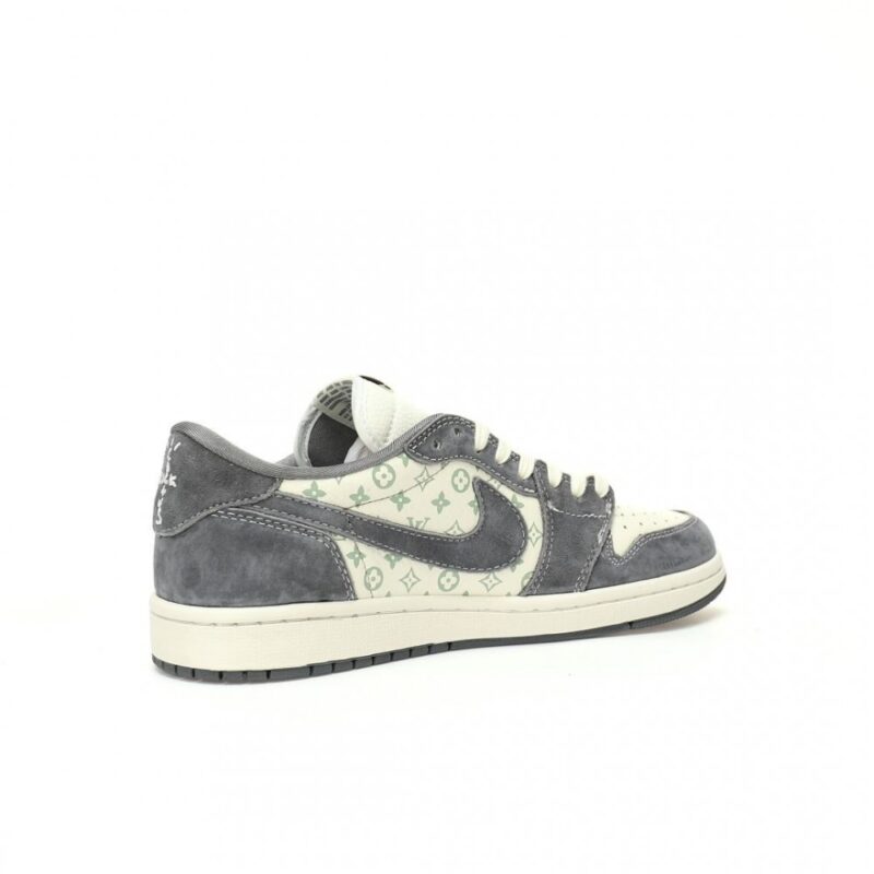 【AT3217】Louis Vuitton x Travis Scott x Nike Air Jordan 1 Low OG SP トップラッパーであるTravis Scottが、フランスの高級ブランドLouis VuittonとNike Air Jordan 1 Low OG SPのコラボレーションモデルを特別に制作しました。