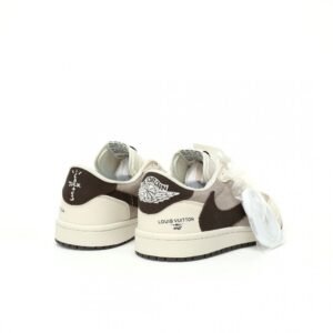 【AT3219】Louis Vuitton x Travis Scott x Nike Air Jordan 1 Low OG SPで制作された、人気のヒップホップアーティスト、トラヴィス・スコットのコラボレーション。