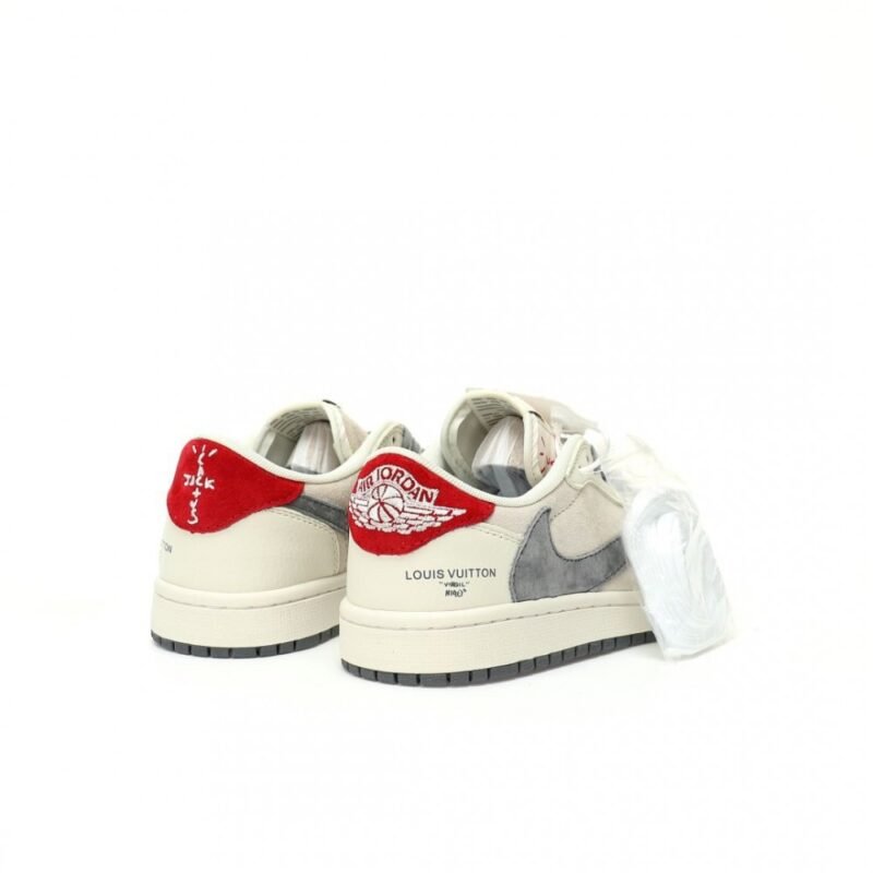 【AT3220】Louis Vuitton x Travis Scott x Nike Air Jordan 1 Low OG SP トップヒップホップアーティスト、トラビス・スコットがフランスのトップラグジュアリーブランド、ルイ・ヴィトンとコラボレーションした