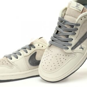 【AT3220】Louis Vuitton x Travis Scott x Nike Air Jordan 1 Low OG SP トップヒップホップアーティスト、トラビス・スコットがフランスのトップラグジュアリーブランド、ルイ・ヴィトンとコラボレーションした