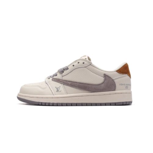 【AT3223】LV x Nike Nike Air Jordan 1 Low OG SP "Military Blue" AJ1 ジョーダン1 ローカットバスケットボールシューズ ルイ・ヴィトン コラボ AJ1 ジョーダン1