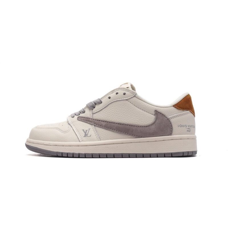 【AT3223】LV x Nike Nike Air Jordan 1 Low OG SP "Military Blue" AJ1 ジョーダン1 ローカットバスケットボールシューズ ルイ・ヴィトン コラボ AJ1 ジョーダン1