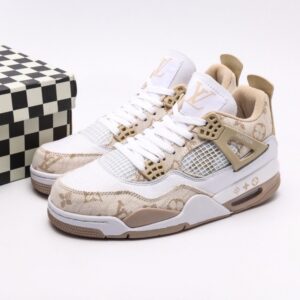 【AT3225】Louis Vuitton x Air Jordan 4 Retro ルイヴィトン×エアジョーダン4レトロバスケットボールシューズシリーズ