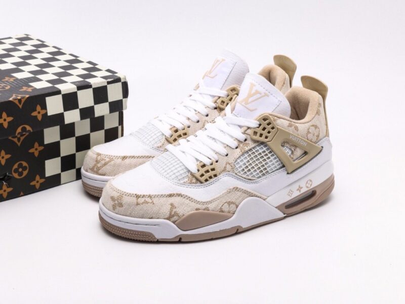【AT3225】Louis Vuitton x Air Jordan 4 Retro ルイヴィトン×エアジョーダン4レトロバスケットボールシューズシリーズ