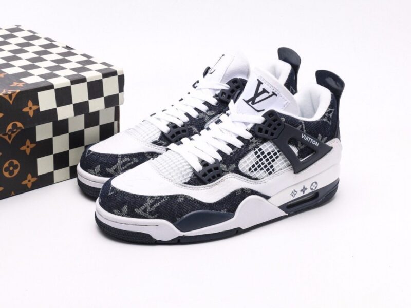 【AT3226】Louis Vuitton x Air Jordan 4 Retro ルイ・ヴィトン x エアジョーダン4リトロは、レザー素材を使用したシューズです。