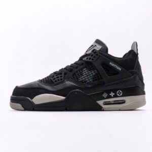 【AT3227】Louis Vuitton x Air Jordan 4 Retro ルイ・ヴィトン x エア・ジョーダン 4 レトロ バスケットボールシューズコレクション。革素材を使用して作られた組み立て靴。