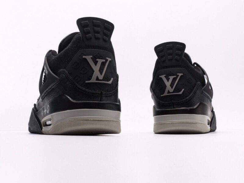 【AT3227】Louis Vuitton x Air Jordan 4 Retro ルイ・ヴィトン x エア・ジョーダン 4 レトロ バスケットボールシューズコレクション。革素材を使用して作られた組み立て靴。