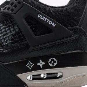 【AT3227】Louis Vuitton x Air Jordan 4 Retro ルイ・ヴィトン x エア・ジョーダン 4 レトロ バスケットボールシューズコレクション。革素材を使用して作られた組み立て靴。
