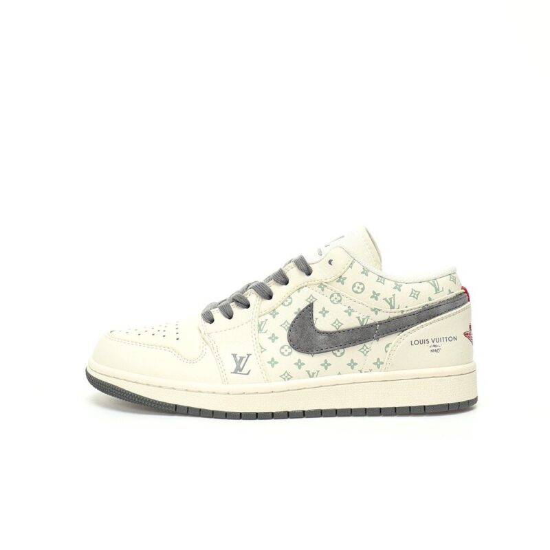 【AT3236】Louis Vuitton x Nike Air Jordan 1 Low OG SP "LV Monogram"