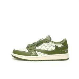 【AT3237】Louis Vuitton x Travis Scott x Nike Air Jordan 1 Low OG SP"LV Monogram"