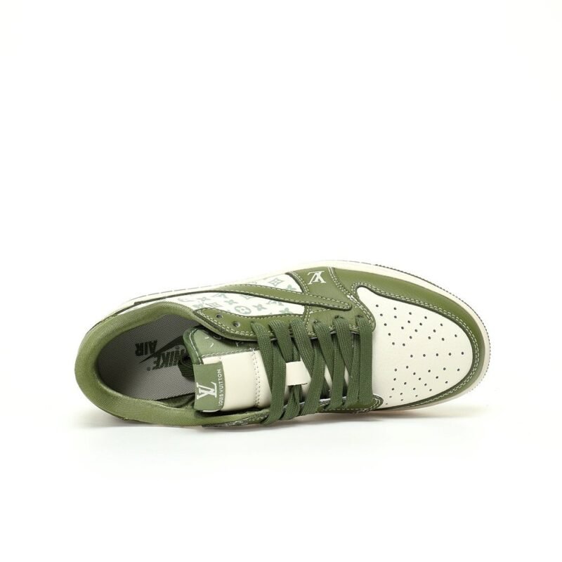 【AT3237】Louis Vuitton x Travis Scott x Nike Air Jordan 1 Low OG SP"LV Monogram"
