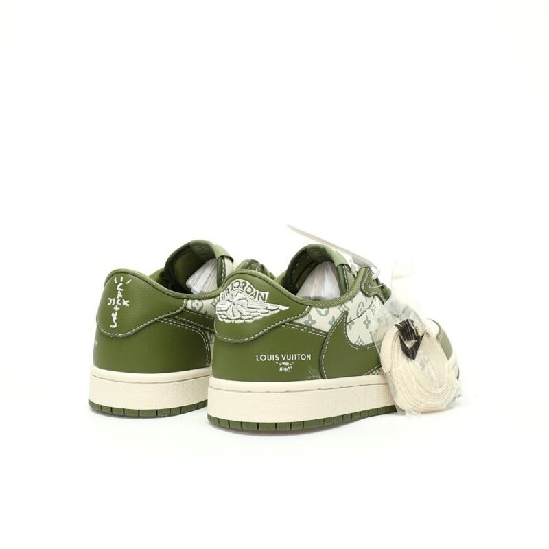 【AT3237】Louis Vuitton x Travis Scott x Nike Air Jordan 1 Low OG SP"LV Monogram"
