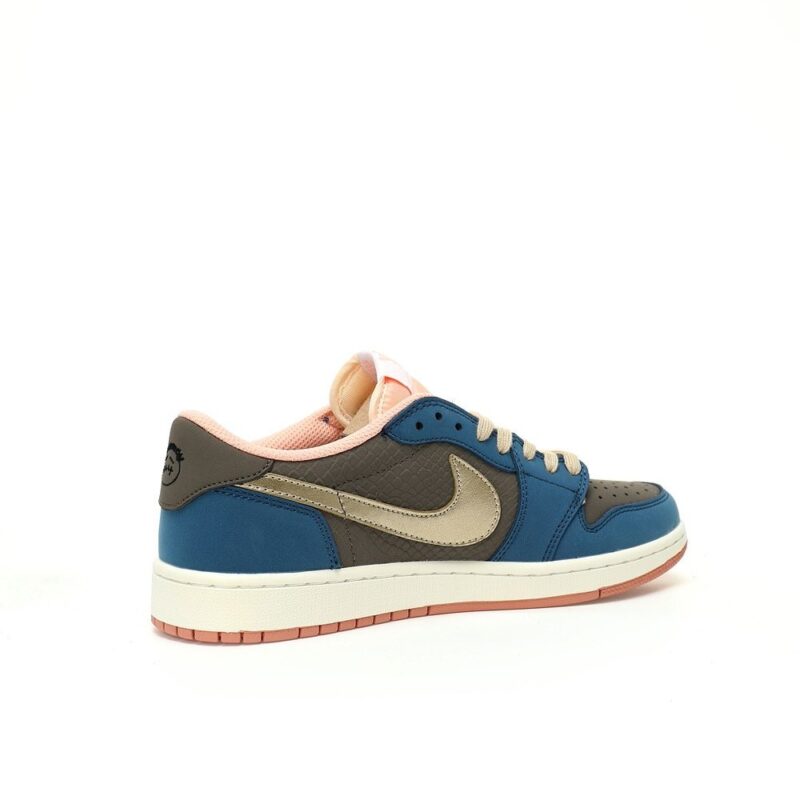 【AT3239】Louis Vuitton x Travis Scott x Nike Air Jordan 1 Low OG SP "Black Myth: Wu kong" ルイ・ヴィトン x トラビス・スコット x ナイキ エア ジョーダン 1 ロウ OG SP "ブラック ミス：ウーコン"