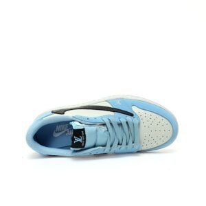 【AT3240】Louis Vuitton x Travis Scott x Nike Air Jordan 1 Low OG SP"UNC"