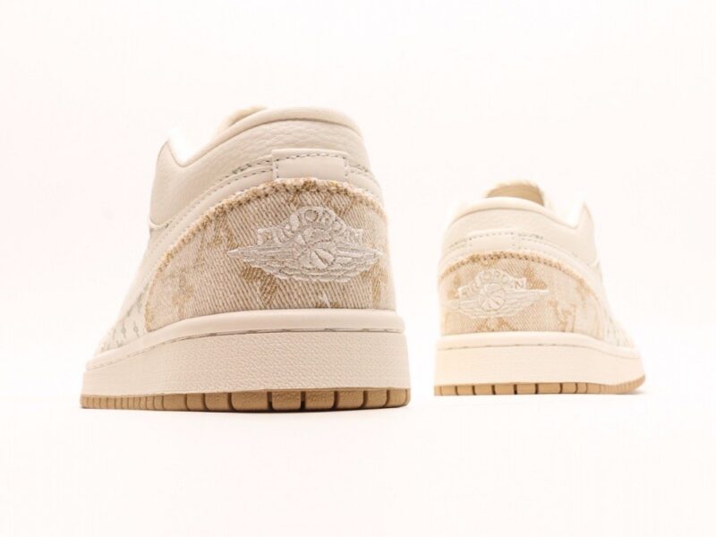 【AT3241】Louis Vuitton x Nike Air Jordan 1 Low OG SPDamier AzurBrownLV Monogram