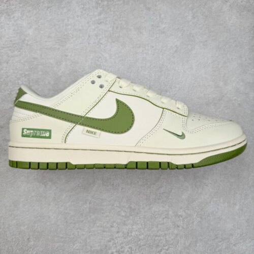 【AT3245】Nike x Supreme collaboration Dunk Low green limited edition Nike x Supreme コラボ Dunk Low グリーン限定版 - トレンディなクラシック、ユニークな魅力