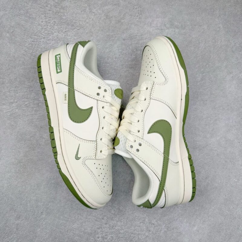 【AT3245】Nike x Supreme collaboration Dunk Low green limited edition Nike x Supreme コラボ Dunk Low グリーン限定版 - トレンディなクラシック、ユニークな魅力