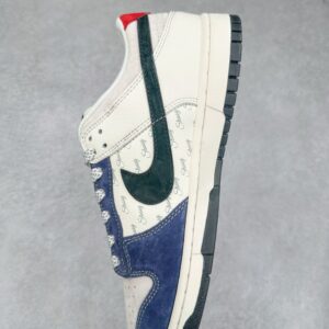 【AT3247】Nike x Stüssy コラボ Dunk Low ブルーホワイト ヴィンテージリミテッドエディション - トレンドとクラシックの完璧な組み合わせ