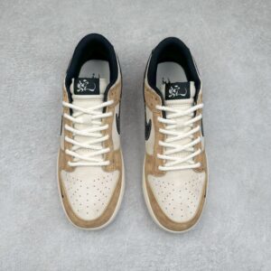 【AT3248】Nike x カクタスジャックコラボDunk Lowブラウンスネーク限定版-流行とレトロ、そして野性の魅力が融合したコラボ商品