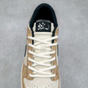 【AT3248】Nike x カクタスジャックコラボDunk Lowブラウンスネーク限定版-流行とレトロ、そして野性の魅力が融合したコラボ商品