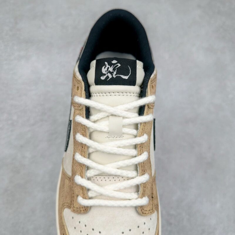 【AT3248】Nike x カクタスジャックコラボDunk Lowブラウンスネーク限定版-流行とレトロ、そして野性の魅力が融合したコラボ商品