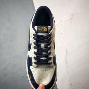 【AT3257】Nike Dunk Low Retro Nike x The North Face x Supreme "DIY高級カスタム" ノースフェイス ホワイト×ブルー 低カットフェイスウェア ナイキ × ザ ノースフェイス × シュプリーム コラボ ダンク ロー - 限定トレンドスニーカー