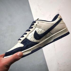 【AT3257】Nike Dunk Low Retro Nike x The North Face x Supreme "DIY高級カスタム" ノースフェイス ホワイト×ブルー 低カットフェイスウェア ナイキ × ザ ノースフェイス × シュプリーム コラボ ダンク ロー - 限定トレンドスニーカー