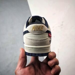【AT3257】Nike Dunk Low Retro Nike x The North Face x Supreme "DIY高級カスタム" ノースフェイス ホワイト×ブルー 低カットフェイスウェア ナイキ × ザ ノースフェイス × シュプリーム コラボ ダンク ロー - 限定トレンドスニーカー