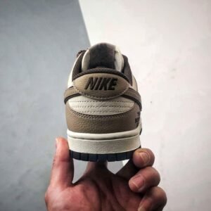 【AT3258】Nike x The North Face コラボ Nike Dunk Low Retro ブラウンスネーク限定スケートシューズ