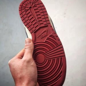 【AT3260】Nike x The North Face Dunk Low ディープレッドスケートボードシューズ