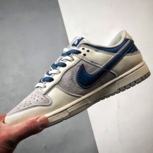 【AT3262】Nike x The North FaceコラボDunk Lowブルー＆ホワイトシリーズのトレンドスポーツシューズ、Nike Dunk Low Retro。