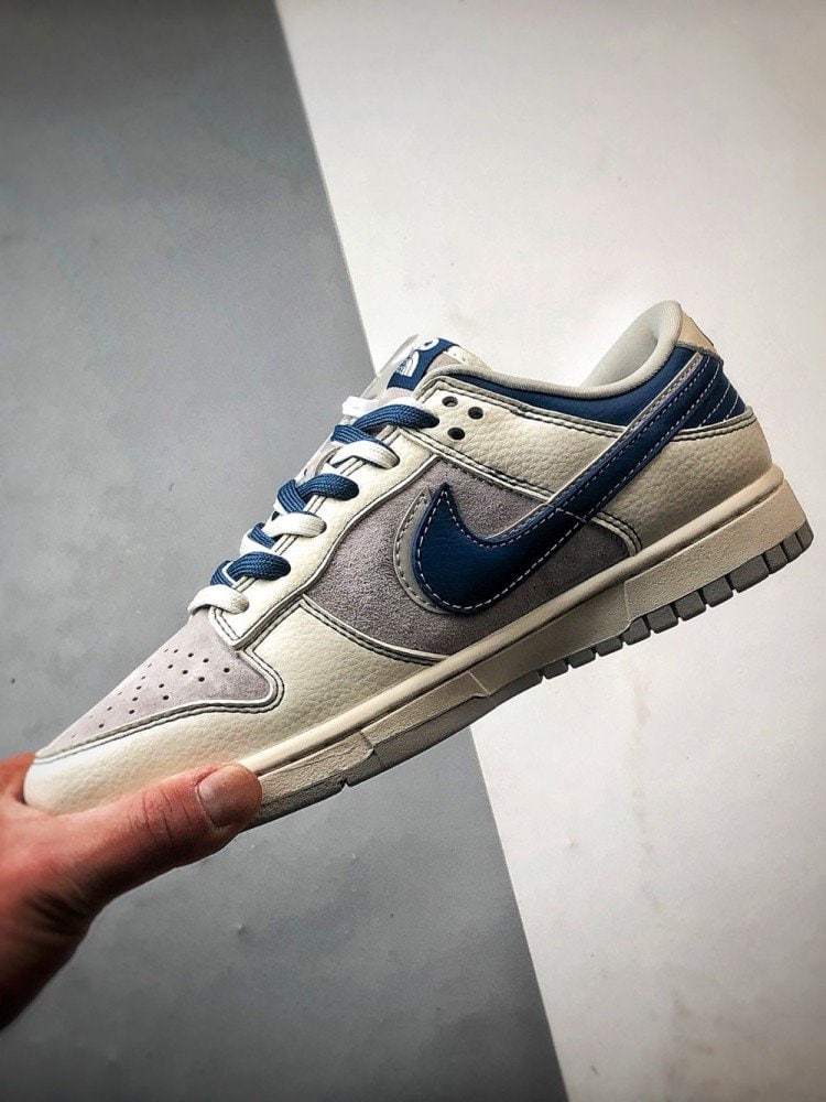 【AT3262】Nike x The North FaceコラボDunk Lowブルー＆ホワイトシリーズのトレンドスポーツシューズ、Nike Dunk Low Retro。