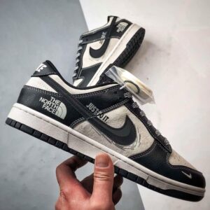 【AT3265】Nike x The North Face Dunk Low 黒白のカラーブロックスポーツシューズ Nike Dunk Low Retro