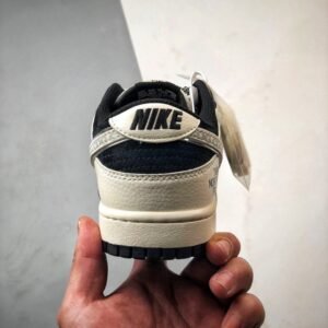 【AT3275】The North Face x Nike ノースフェイス×ナイキ アライアンススニーカー - ブラック＆ホワイトのトレンドデザイン　Nike Dunk Low Retro ノースフェイスCDG オフホワイト&ブラック ローカットカジュアルスポーツシューズ