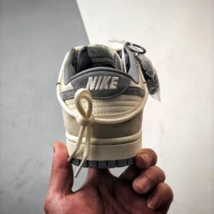【AT3279】The North Face x Nike ノースフェイス×ナイキ　ナイキダンクローレトロ　ノースフェイスのグレーウィートデコンストラクティブストラップ　ローカットカジュアルスポーツシューズ