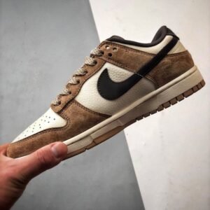 【AT3280】Nike × The North Faceの復古デザインスニーカー、Nike Dunk Low Retroノースフェイス白茶黒のフック、ローカットカジュアルスポーツシューズ