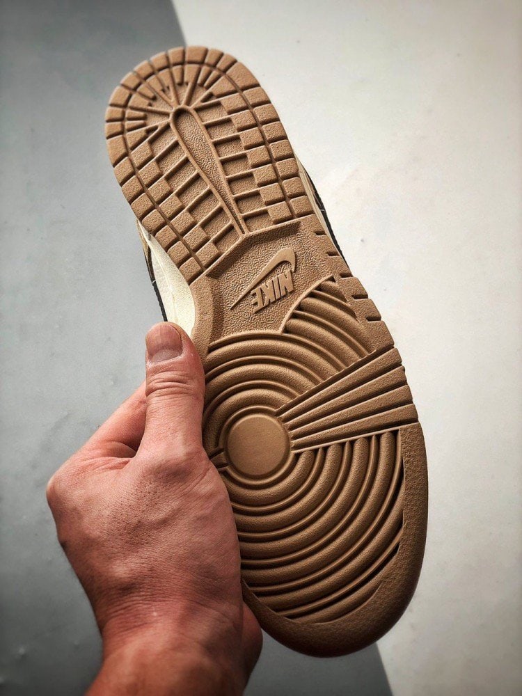 【AT3280】Nike × The North Faceの復古デザインスニーカー、Nike Dunk Low Retroノースフェイス白茶黒のフック、ローカットカジュアルスポーツシューズ