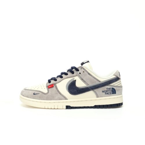 【AT3285】The North Face × Nike ノースフェイス×ナイキのコラボレーションクラシックレトロスポーツシューズ - 個性的なトレンド必須アイテム。 ナイキ ダンク ロー レトロ ノースフェイス ベージュブルー ダブルフック ローカットカジュアルスポーツシューズ