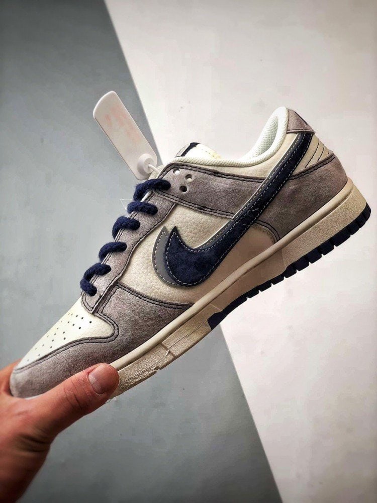 【AT3285】The North Face × Nike ノースフェイス×ナイキのコラボレーションクラシックレトロスポーツシューズ - 個性的なトレンド必須アイテム。 ナイキ ダンク ロー レトロ ノースフェイス ベージュブルー ダブルフック ローカットカジュアルスポーツシューズ
