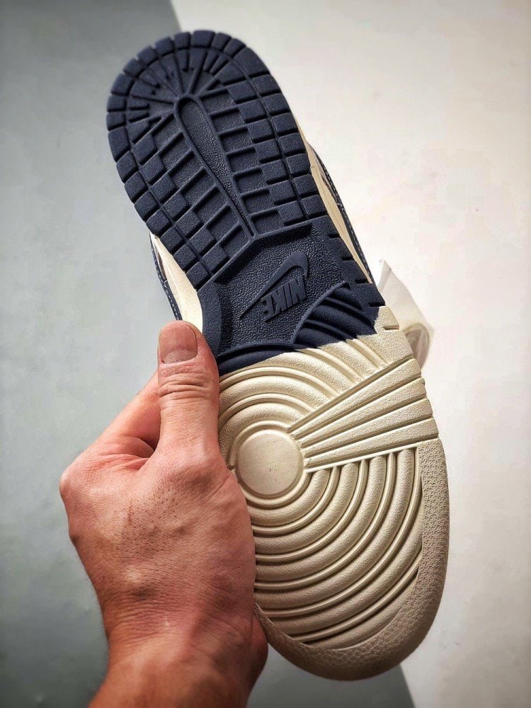 【AT3285】The North Face × Nike ノースフェイス×ナイキのコラボレーションクラシックレトロスポーツシューズ - 個性的なトレンド必須アイテム。 ナイキ ダンク ロー レトロ ノースフェイス ベージュブルー ダブルフック ローカットカジュアルスポーツシューズ