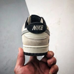 【AT3292】Nike Dunk x Stussy コラボレーションモデル Nike Dunk Low Retro ストゥーシー ミストブラック ダブルスウッシュ ローカット カジュアルスポーツシューズ