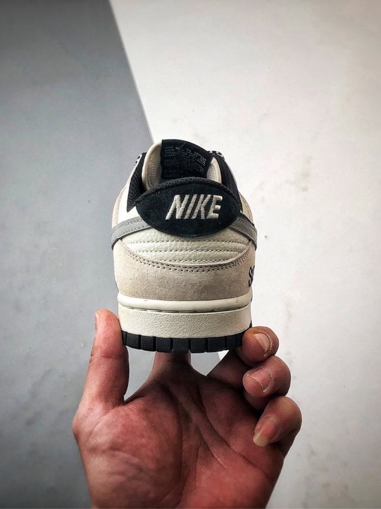 【AT3292】Nike Dunk x Stussy コラボレーションモデル Nike Dunk Low Retro ストゥーシー ミストブラック ダブルスウッシュ ローカット カジュアルスポーツシューズ