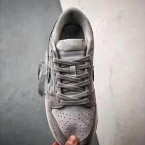 【AT3300】Nike Dunk x Stussy コラボレーションスポーツシューズ Nike Dunk Low Retro ステューシー グレー黒ロゴ ローカット カジュアルスポーツシューズ