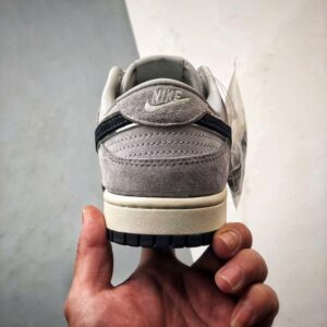 【AT3300】Nike Dunk x Stussy コラボレーションスポーツシューズ Nike Dunk Low Retro ステューシー グレー黒ロゴ ローカット カジュアルスポーツシューズ