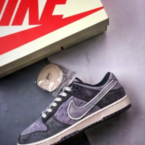 【AT3303】Nike Dunk x Stussy コラボレーションスニーカー Nike Dunk Low Retro ステューシー ダークグレー パッチワーク ローカット カジュアルスポーツシューズ